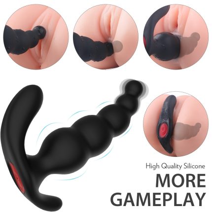 Prostate Vibrator Remote Controlled Butt Plug