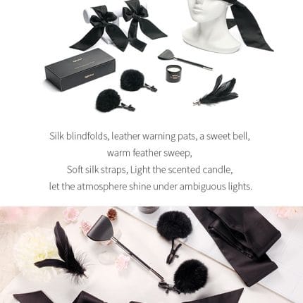 Six Piece Silk Beginners Bondage Kit